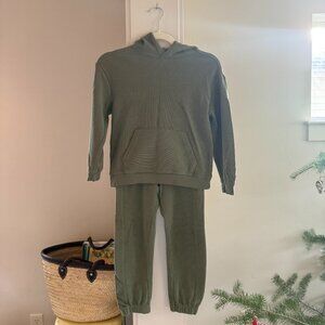 Cat & Jack Boys' Rib-Knit Hooded Pullover and Pants